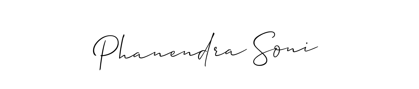 How to Draw Phanendra Soni signature style? Allison_Script is a latest design signature styles for name Phanendra Soni. Phanendra Soni signature style 2 images and pictures png