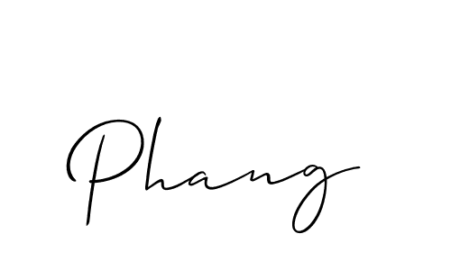 Make a short Phang signature style. Manage your documents anywhere anytime using Allison_Script. Create and add eSignatures, submit forms, share and send files easily. Phang signature style 2 images and pictures png