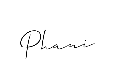 if you are searching for the best signature style for your name Phani. so please give up your signature search. here we have designed multiple signature styles  using Allison_Script. Phani signature style 2 images and pictures png