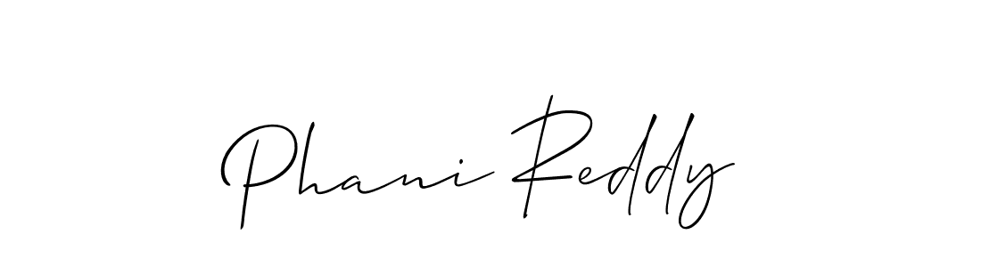 This is the best signature style for the Phani Reddy name. Also you like these signature font (Allison_Script). Mix name signature. Phani Reddy signature style 2 images and pictures png