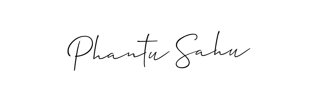 if you are searching for the best signature style for your name Phantu Sahu. so please give up your signature search. here we have designed multiple signature styles  using Allison_Script. Phantu Sahu signature style 2 images and pictures png