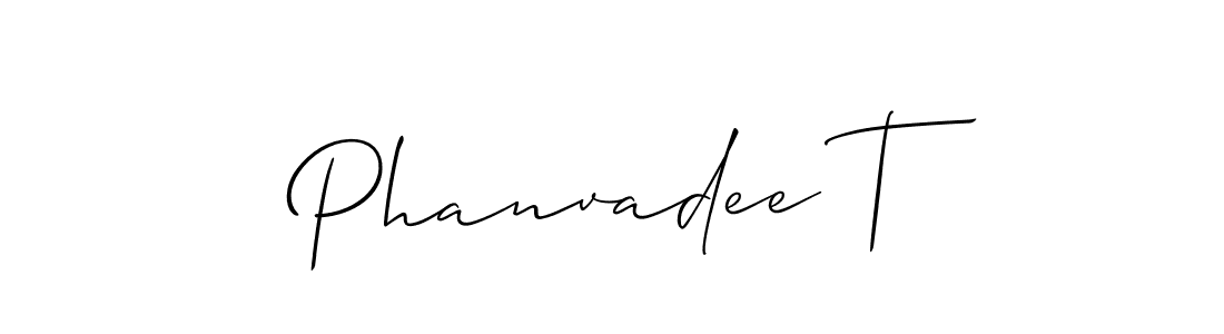 You can use this online signature creator to create a handwritten signature for the name Phanvadee T. This is the best online autograph maker. Phanvadee T signature style 2 images and pictures png