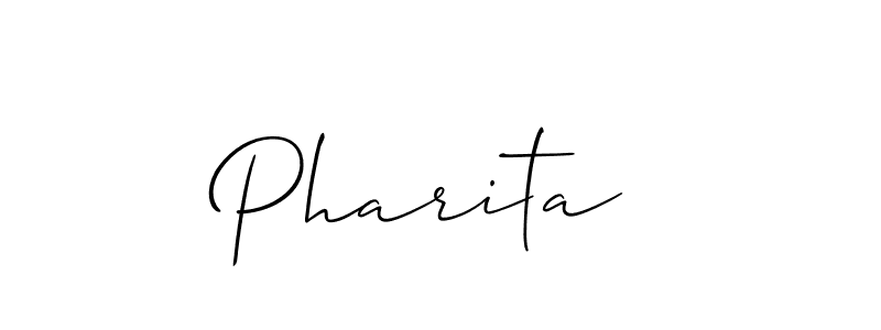 Make a beautiful signature design for name Pharita . Use this online signature maker to create a handwritten signature for free. Pharita  signature style 2 images and pictures png