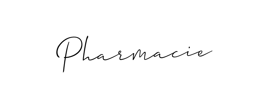 How to make Pharmacie name signature. Use Allison_Script style for creating short signs online. This is the latest handwritten sign. Pharmacie signature style 2 images and pictures png