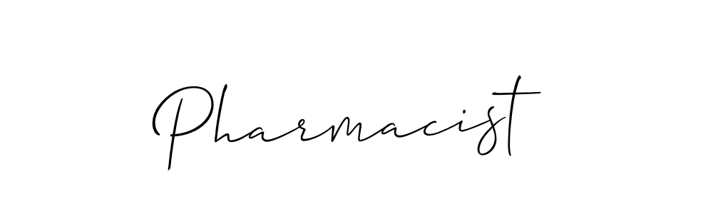 How to Draw Pharmacist signature style? Allison_Script is a latest design signature styles for name Pharmacist. Pharmacist signature style 2 images and pictures png