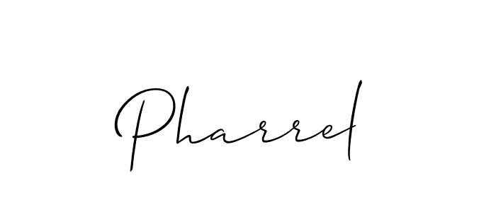 Make a beautiful signature design for name Pharrel. With this signature (Allison_Script) style, you can create a handwritten signature for free. Pharrel signature style 2 images and pictures png