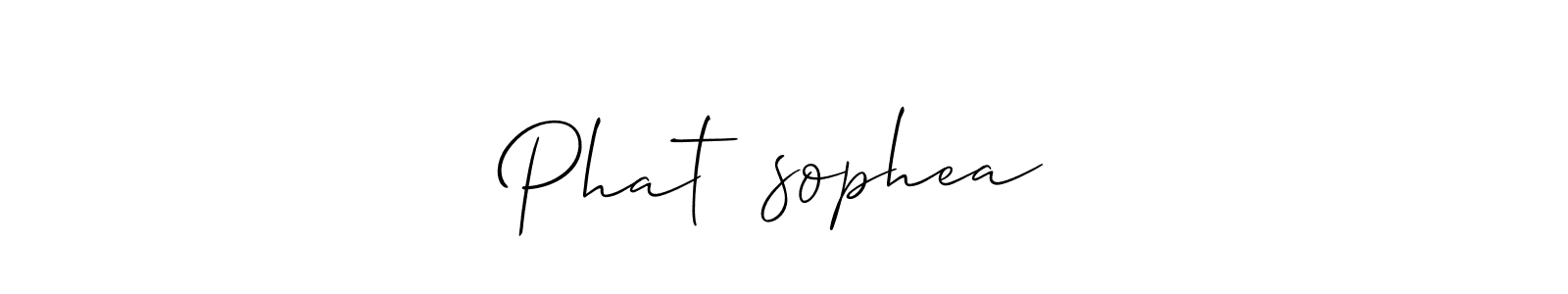 Phat❤️sophea stylish signature style. Best Handwritten Sign (Allison_Script) for my name. Handwritten Signature Collection Ideas for my name Phat❤️sophea. Phat❤️sophea signature style 2 images and pictures png
