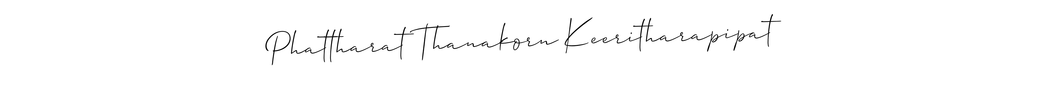 How to make Phattharat Thanakorn Keeritharapipat signature? Allison_Script is a professional autograph style. Create handwritten signature for Phattharat Thanakorn Keeritharapipat name. Phattharat Thanakorn Keeritharapipat signature style 2 images and pictures png