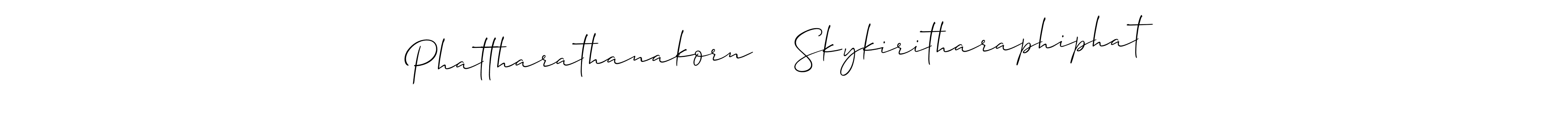 Once you've used our free online signature maker to create your best signature Allison_Script style, it's time to enjoy all of the benefits that Phattharathanakorn    Skykiritharaphiphat name signing documents. Phattharathanakorn    Skykiritharaphiphat signature style 2 images and pictures png