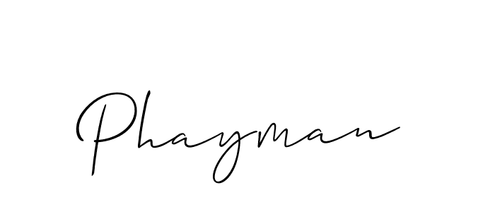 The best way (Allison_Script) to make a short signature is to pick only two or three words in your name. The name Phayman include a total of six letters. For converting this name. Phayman signature style 2 images and pictures png