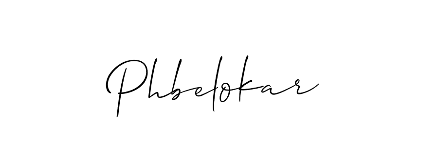 Make a short Phbelokar signature style. Manage your documents anywhere anytime using Allison_Script. Create and add eSignatures, submit forms, share and send files easily. Phbelokar signature style 2 images and pictures png