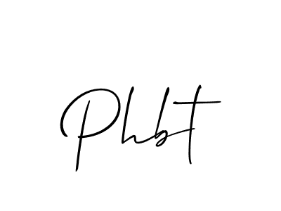 if you are searching for the best signature style for your name Phbt. so please give up your signature search. here we have designed multiple signature styles  using Allison_Script. Phbt signature style 2 images and pictures png