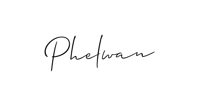 Best and Professional Signature Style for Phelwan. Allison_Script Best Signature Style Collection. Phelwan signature style 2 images and pictures png