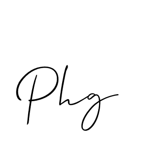 You should practise on your own different ways (Allison_Script) to write your name (Phg) in signature. don't let someone else do it for you. Phg signature style 2 images and pictures png