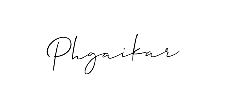 Also we have Phgaikar name is the best signature style. Create professional handwritten signature collection using Allison_Script autograph style. Phgaikar signature style 2 images and pictures png