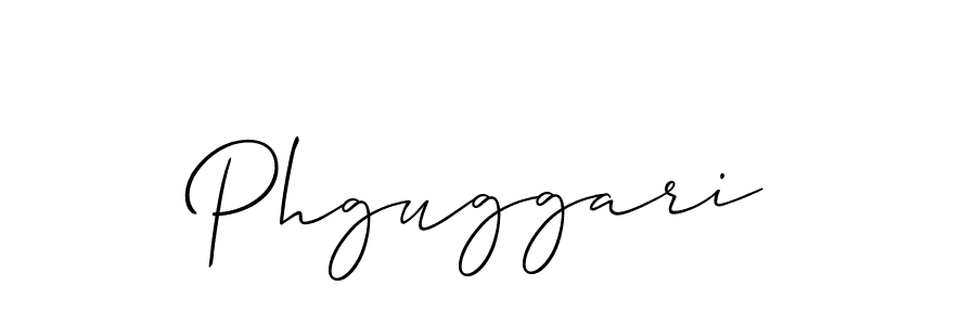 Allison_Script is a professional signature style that is perfect for those who want to add a touch of class to their signature. It is also a great choice for those who want to make their signature more unique. Get Phguggari name to fancy signature for free. Phguggari signature style 2 images and pictures png