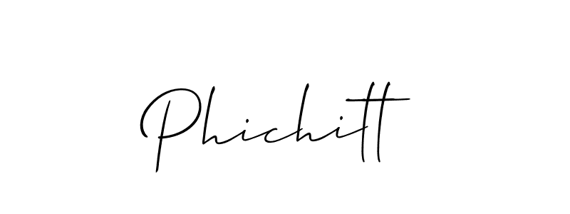 Best and Professional Signature Style for Phichitt. Allison_Script Best Signature Style Collection. Phichitt signature style 2 images and pictures png