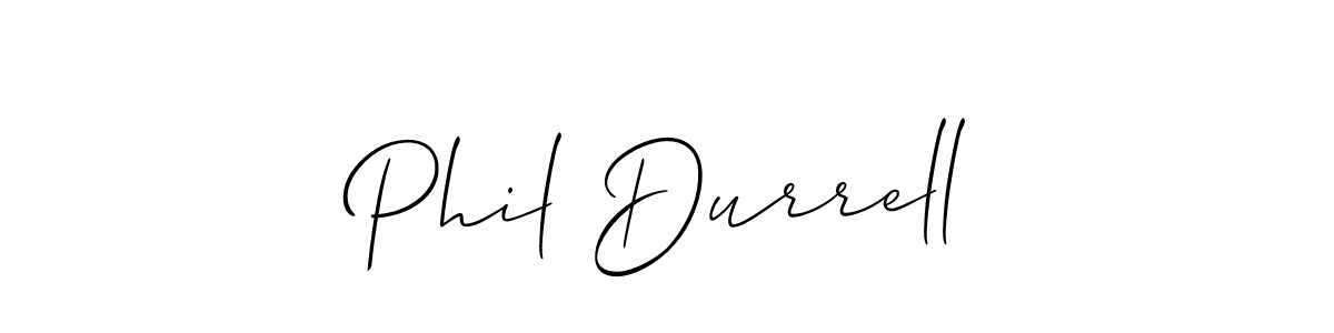 Similarly Allison_Script is the best handwritten signature design. Signature creator online .You can use it as an online autograph creator for name Phil Durrell. Phil Durrell signature style 2 images and pictures png