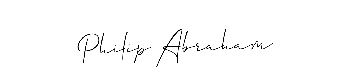 Make a beautiful signature design for name Philip Abraham. Use this online signature maker to create a handwritten signature for free. Philip Abraham signature style 2 images and pictures png