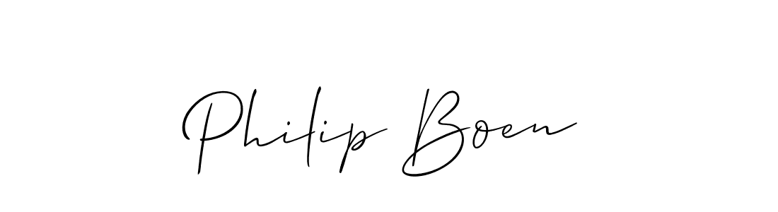 Best and Professional Signature Style for Philip Boen. Allison_Script Best Signature Style Collection. Philip Boen signature style 2 images and pictures png