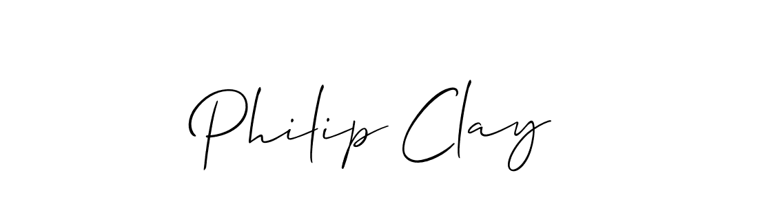 How to make Philip Clay signature? Allison_Script is a professional autograph style. Create handwritten signature for Philip Clay name. Philip Clay signature style 2 images and pictures png