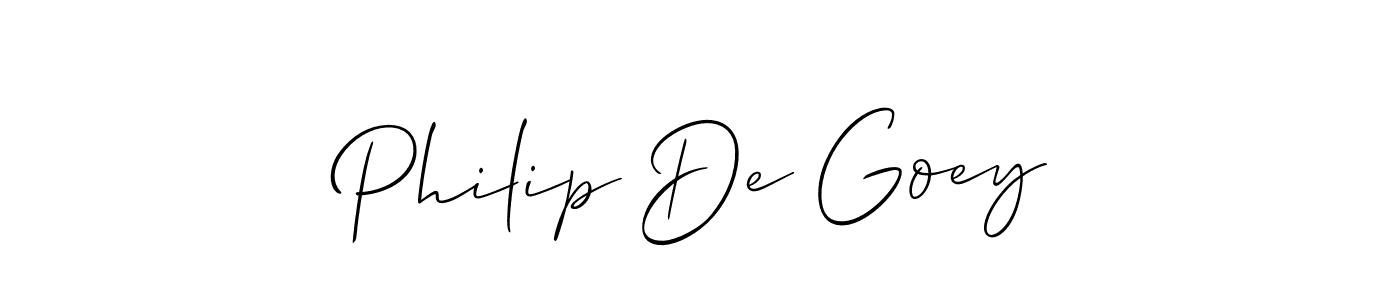 Make a short Philip De Goey signature style. Manage your documents anywhere anytime using Allison_Script. Create and add eSignatures, submit forms, share and send files easily. Philip De Goey signature style 2 images and pictures png
