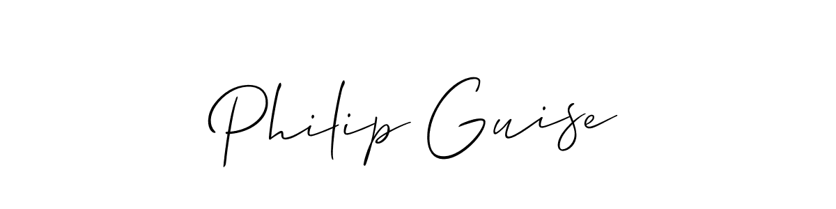 Similarly Allison_Script is the best handwritten signature design. Signature creator online .You can use it as an online autograph creator for name Philip Guise. Philip Guise signature style 2 images and pictures png