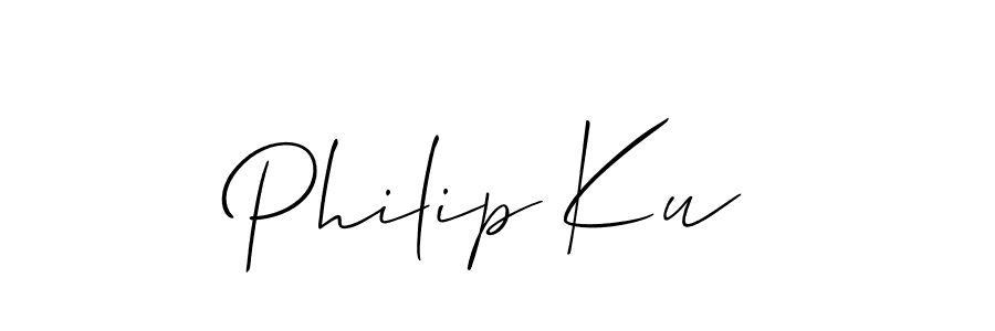 How to make Philip Ku signature? Allison_Script is a professional autograph style. Create handwritten signature for Philip Ku name. Philip Ku signature style 2 images and pictures png