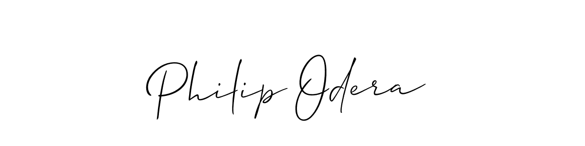 Philip Odera stylish signature style. Best Handwritten Sign (Allison_Script) for my name. Handwritten Signature Collection Ideas for my name Philip Odera. Philip Odera signature style 2 images and pictures png