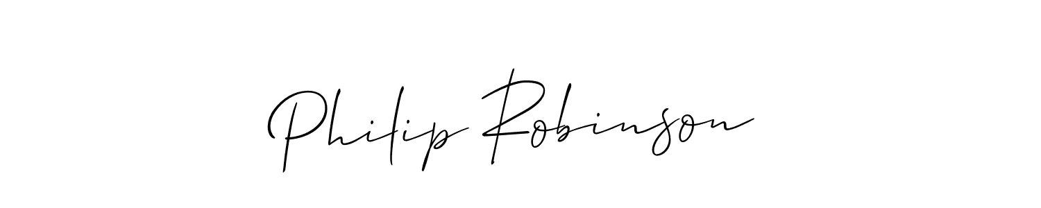 It looks lik you need a new signature style for name Philip Robinson. Design unique handwritten (Allison_Script) signature with our free signature maker in just a few clicks. Philip Robinson signature style 2 images and pictures png
