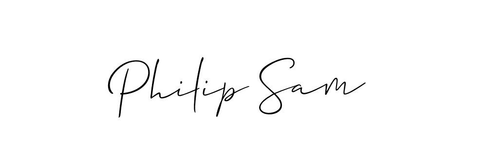 It looks lik you need a new signature style for name Philip Sam. Design unique handwritten (Allison_Script) signature with our free signature maker in just a few clicks. Philip Sam signature style 2 images and pictures png