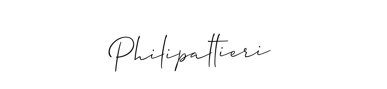 Design your own signature with our free online signature maker. With this signature software, you can create a handwritten (Allison_Script) signature for name Philipaltieri. Philipaltieri signature style 2 images and pictures png