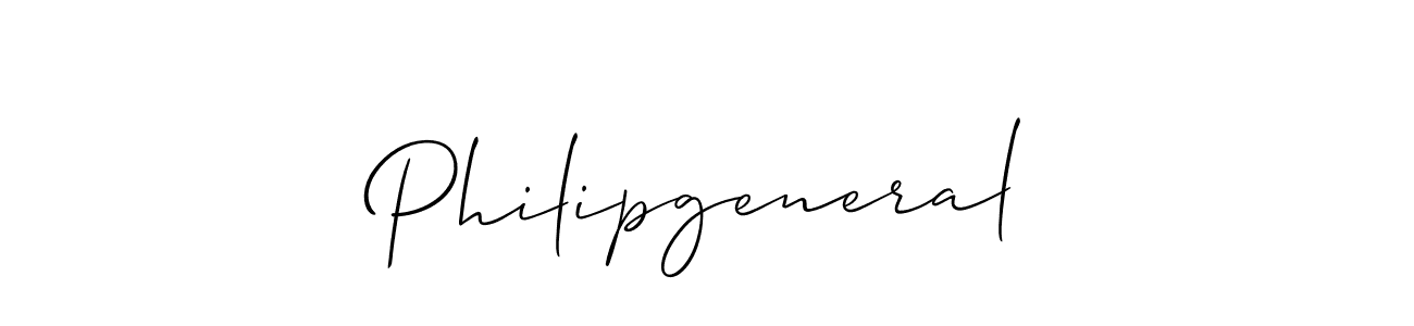 Also we have Philipgeneral name is the best signature style. Create professional handwritten signature collection using Allison_Script autograph style. Philipgeneral signature style 2 images and pictures png