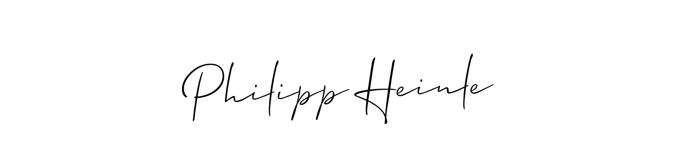 How to make Philipp Heinle name signature. Use Allison_Script style for creating short signs online. This is the latest handwritten sign. Philipp Heinle signature style 2 images and pictures png