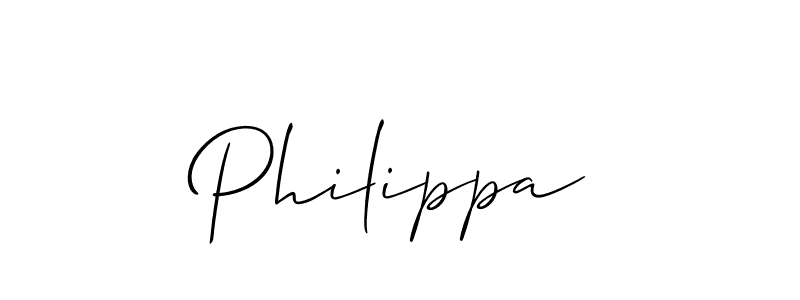 You should practise on your own different ways (Allison_Script) to write your name (Philippa) in signature. don't let someone else do it for you. Philippa signature style 2 images and pictures png