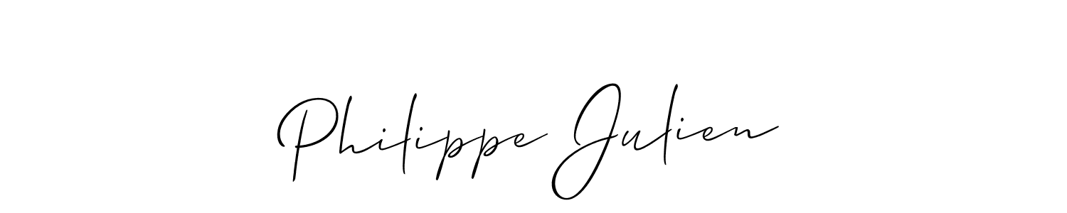 It looks lik you need a new signature style for name Philippe Julien. Design unique handwritten (Allison_Script) signature with our free signature maker in just a few clicks. Philippe Julien signature style 2 images and pictures png