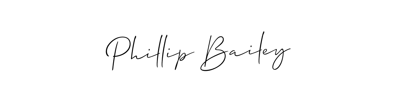 Best and Professional Signature Style for Phillip Bailey. Allison_Script Best Signature Style Collection. Phillip Bailey signature style 2 images and pictures png