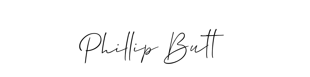 Create a beautiful signature design for name Phillip Butt. With this signature (Allison_Script) fonts, you can make a handwritten signature for free. Phillip Butt signature style 2 images and pictures png