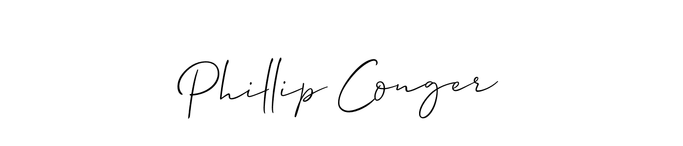 Make a short Phillip Conger signature style. Manage your documents anywhere anytime using Allison_Script. Create and add eSignatures, submit forms, share and send files easily. Phillip Conger signature style 2 images and pictures png