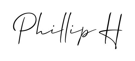 You should practise on your own different ways (Allison_Script) to write your name (Phillip H) in signature. Don't let someone else do it for you. Phillip H signature style 2 images and pictures png