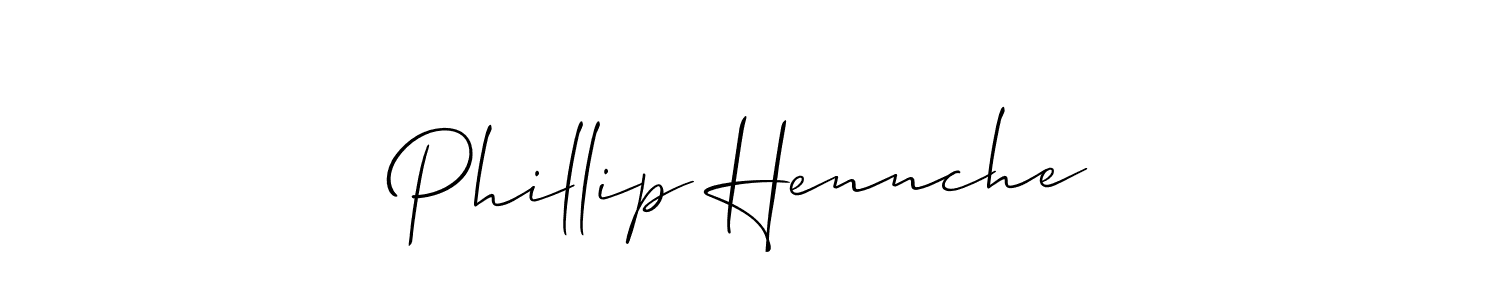 if you are searching for the best signature style for your name Phillip Hennche. so please give up your signature search. here we have designed multiple signature styles  using Allison_Script. Phillip Hennche signature style 2 images and pictures png