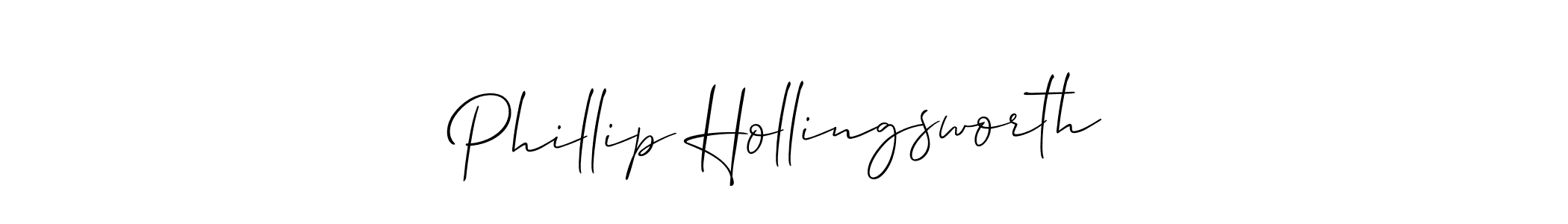 Make a beautiful signature design for name Phillip Hollingsworth. Use this online signature maker to create a handwritten signature for free. Phillip Hollingsworth signature style 2 images and pictures png