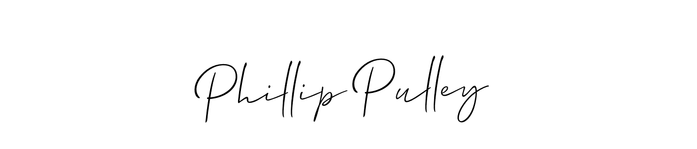 How to Draw Phillip Pulley signature style? Allison_Script is a latest design signature styles for name Phillip Pulley. Phillip Pulley signature style 2 images and pictures png