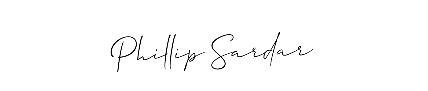 Make a beautiful signature design for name Phillip Sardar. Use this online signature maker to create a handwritten signature for free. Phillip Sardar signature style 2 images and pictures png
