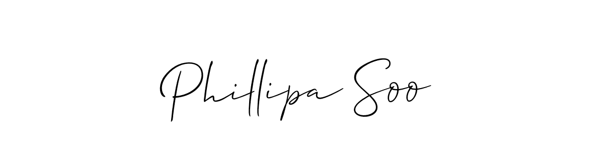 Create a beautiful signature design for name Phillipa Soo. With this signature (Allison_Script) fonts, you can make a handwritten signature for free. Phillipa Soo signature style 2 images and pictures png