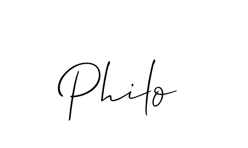 Best and Professional Signature Style for Philo. Allison_Script Best Signature Style Collection. Philo signature style 2 images and pictures png