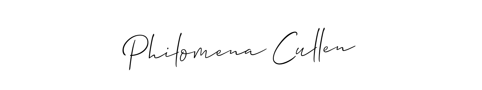 It looks lik you need a new signature style for name Philomena Cullen. Design unique handwritten (Allison_Script) signature with our free signature maker in just a few clicks. Philomena Cullen signature style 2 images and pictures png
