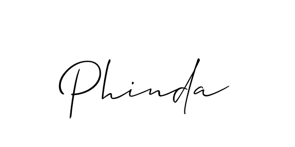 Once you've used our free online signature maker to create your best signature Allison_Script style, it's time to enjoy all of the benefits that Phinda name signing documents. Phinda signature style 2 images and pictures png