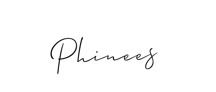 How to Draw Phinees signature style? Allison_Script is a latest design signature styles for name Phinees. Phinees signature style 2 images and pictures png