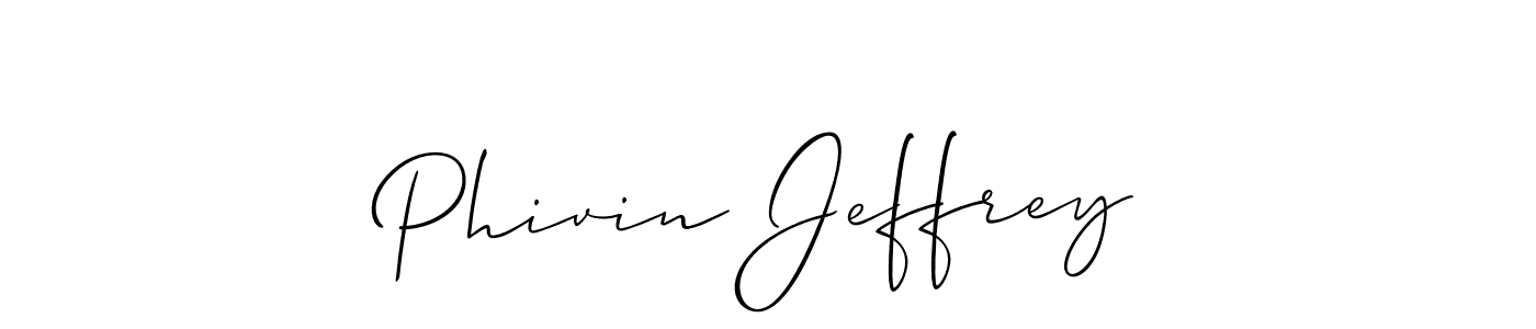 This is the best signature style for the Phivin Jeffrey name. Also you like these signature font (Allison_Script). Mix name signature. Phivin Jeffrey signature style 2 images and pictures png